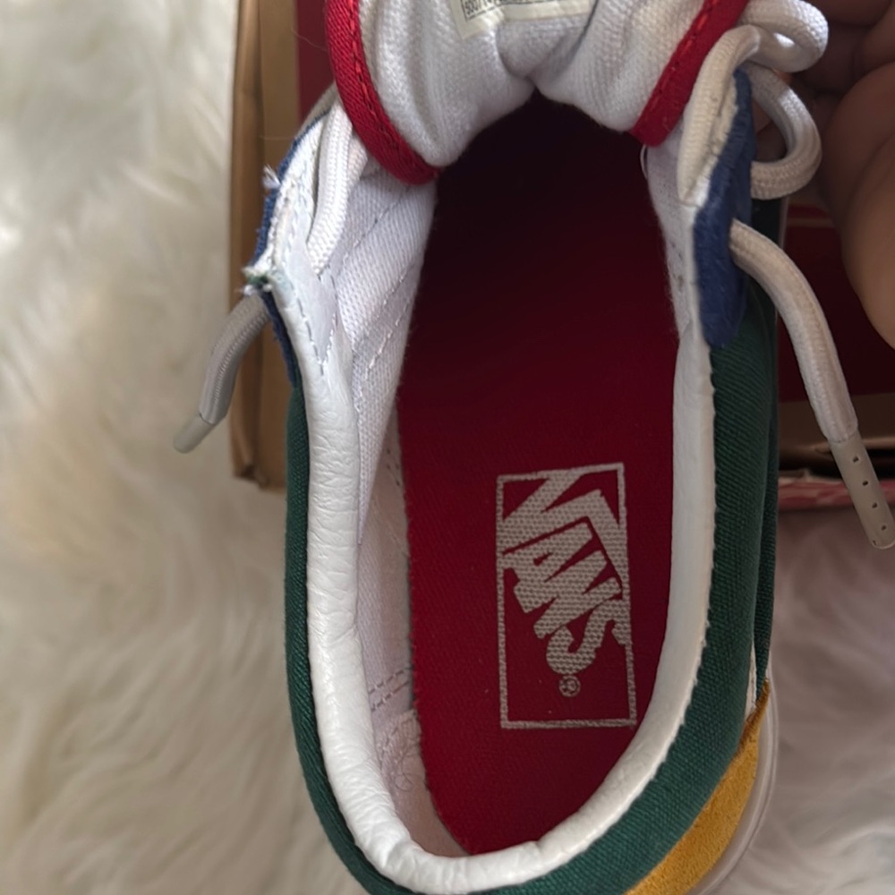 Vans Yacht Club Blue and Green Sneakers - Picture 10 of 15